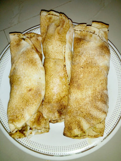 A picture of Chicken wraps.