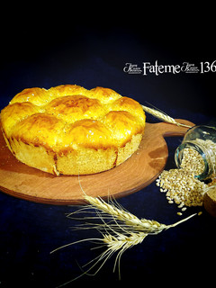 عکسی از دستور نان شیر عسلی بدون تخم مرغ