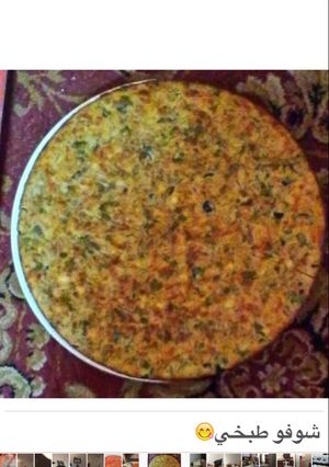 صورة لوصفة بيتزا كذابه