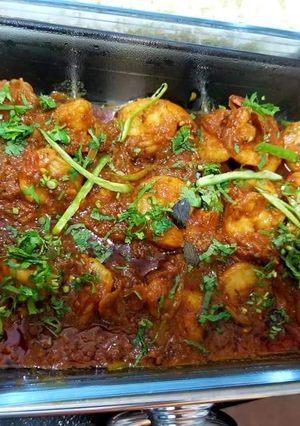 A picture of Prawn masala.