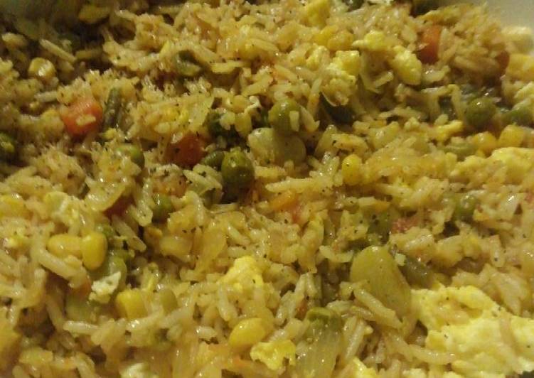 Recipe: Appetizing Vegetable fried rice