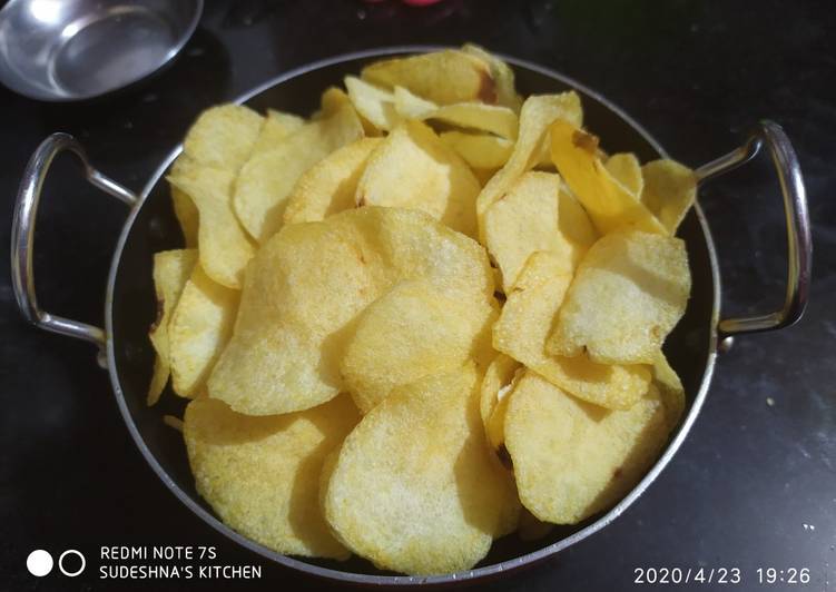 Guide to Prepare Crispy Potato Wafers in 16 Minutes for Young Wife