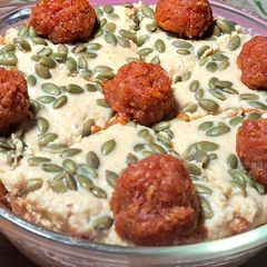 A picture of Gajar pudding valentine day special 💝.