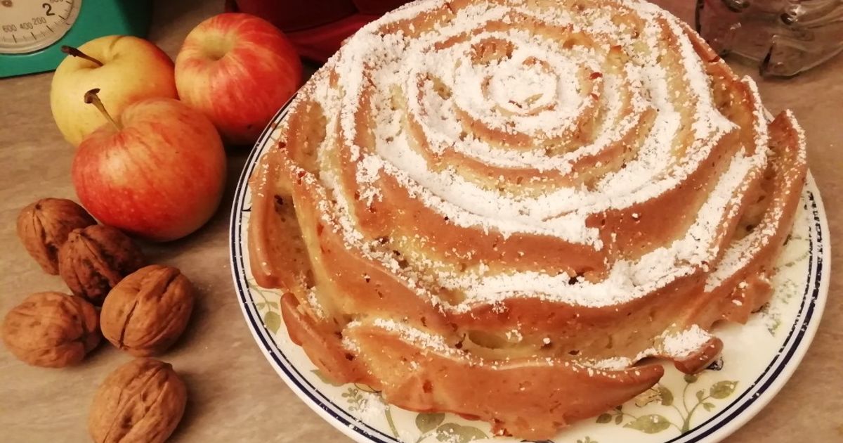Ricetta Torta Di Mele Al Profumo Di Cannella E Noci di Manuela ...