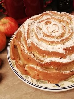 Foto di Torta di mele al profumo di cannella e noci