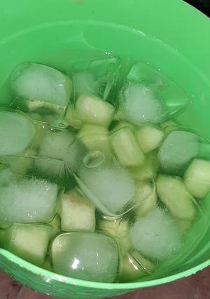 Foto resep Es kuwut melon