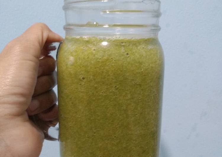 Cara Gampang Membuat Green Juice Of Love Anti Gagal