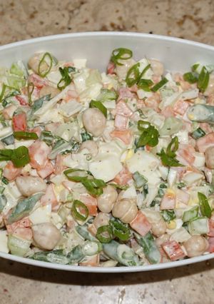 Una foto de Salpicón de garbanzos