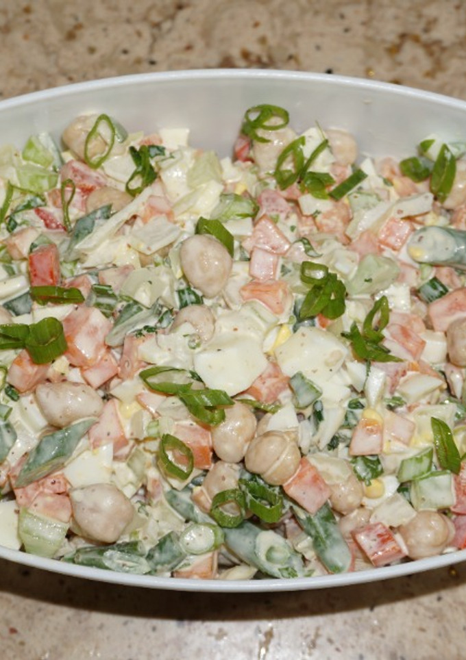 Una foto de Salpicón de garbanzos