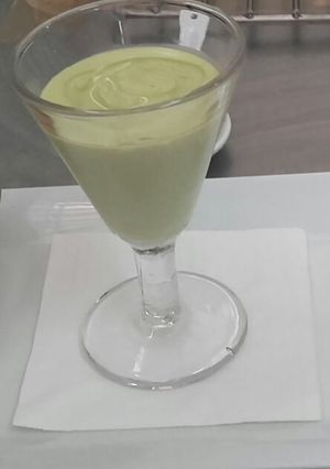 Foto principal de Crema de calabacín con aceite de eucalipto