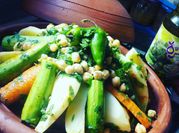 A picture of green peas