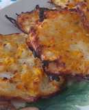 Tortillitas de batata y bacalao