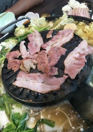 รูปของ หมูหมักนุ่มๆ สำหรับหมูกระทะ สุกี้