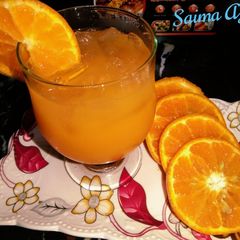A picture of Orang juice🍹.