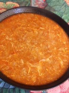 Una foto de Sopa de ajo hecha en la Mambo