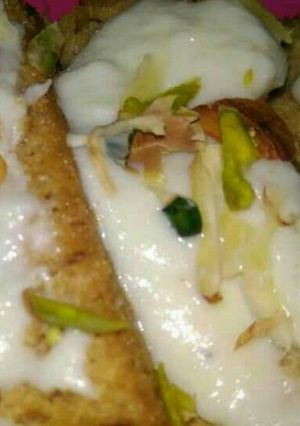 A picture of Instant shahi tukda without oil...