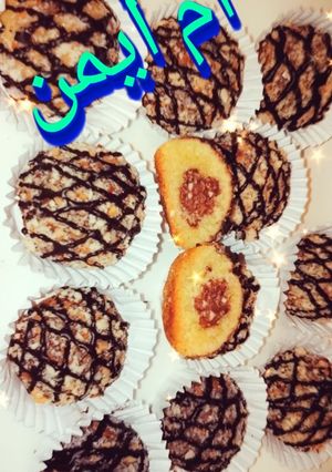صورة لوصفة الحلوى بالزيت والزبدة وكمية كبيرة