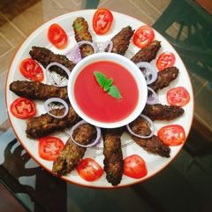 Resturent style sekh kabab😋 A picture of Resturent style sekh kabab😋.