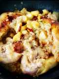 Pollo a la cerveza con verduras (sin horno)