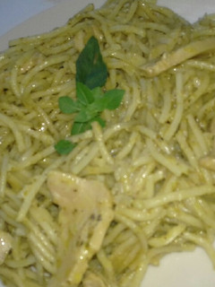 صورة لوصفة طريقة سباغيتي بيستو صوص