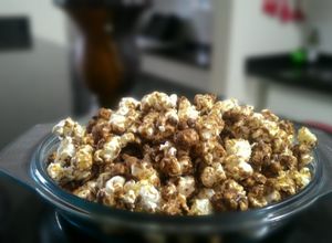 Foto de Pipoca Caramelizada com Açúcar Mascavo