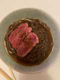 Magret de canard grillé nouilles a la japonaise 🍜