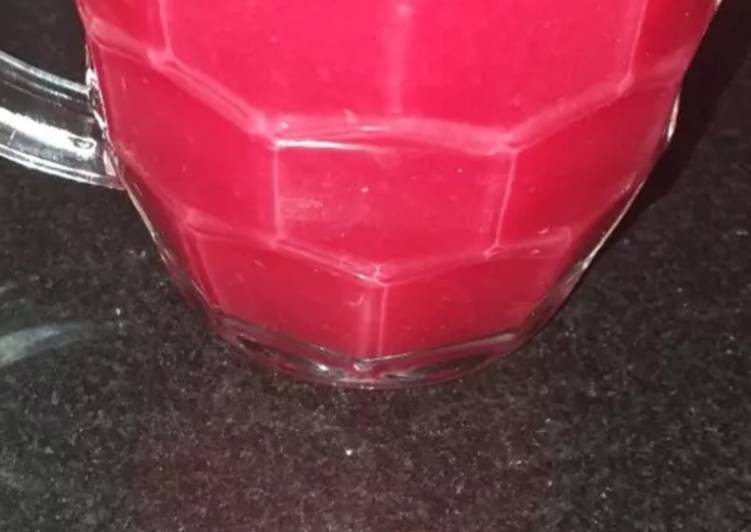 Batido de remolacha y naranja