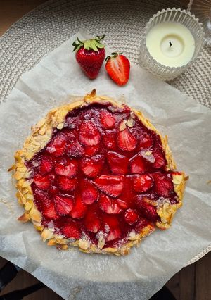 Фото Рецепт галети з полуницею 🍓.