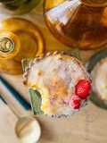 Tartaletas de queso al limón Suspiros de Amantes 🍋 🍋 🧀 🍓 🍓Feliz día a todas las madres 👩‍🍼❤️
