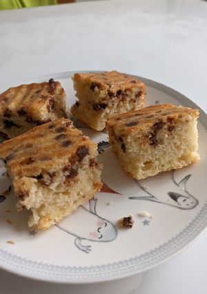 Une photo de Gâteau au yaourt et pépites de chocolat
