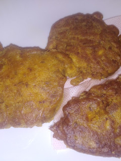 A picture of Chicken pancakes.