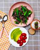 Eatclean day 2 Bò xào đậu bắp