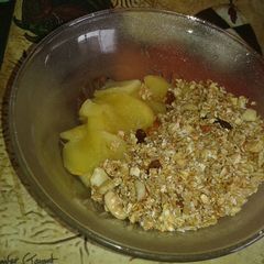 A picture of Apple crumble.