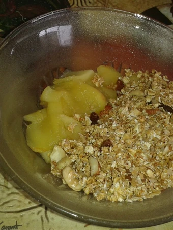 Recipe Apple crumble which Delicious