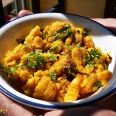 A picture of Bread Bhurji.