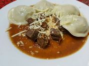 Una foto de pasta alcachofa