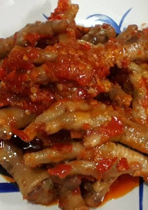 Foto resep Ceker pedass maniss