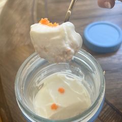 Carrot Cake Blended Overnight Oats 🥕🍰🧡 A picture of Carrot Cake Blended Overnight Oats 🥕🍰🧡.
