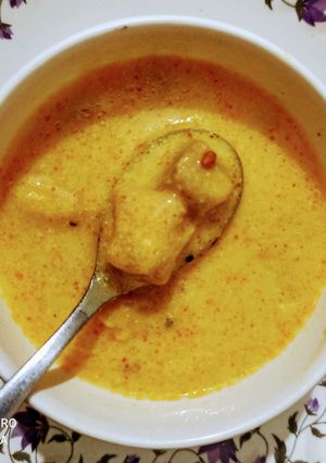 सोया चंक्स की कढ़ी (soya chunks ki kadhi recipe in Hindi) रेसिपी मुख्य फोटो
