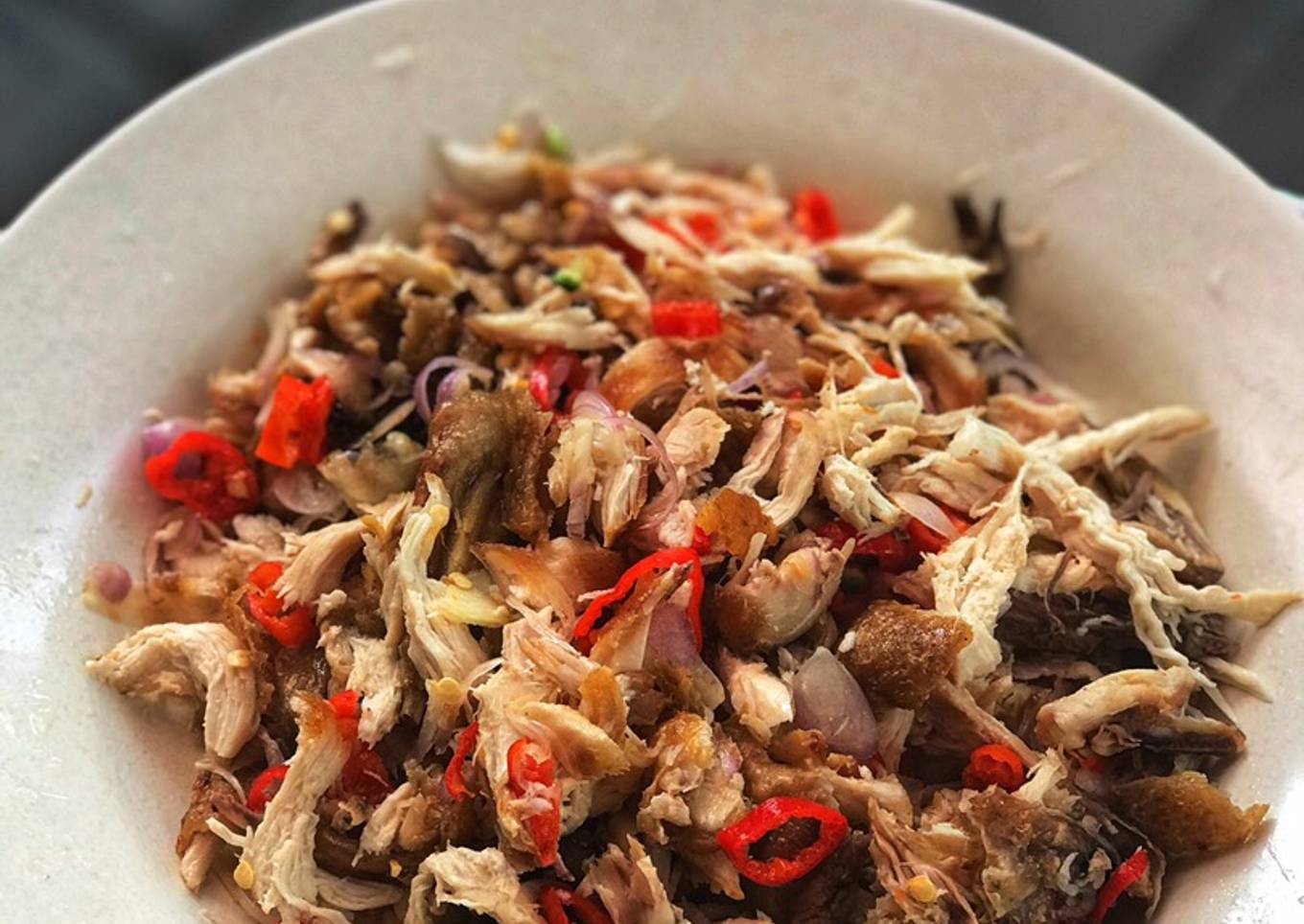 Ayam sambel matah khas bali