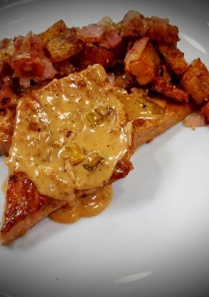 Una foto de Matambrito de Cerdo con Salsa a Base de Reducción