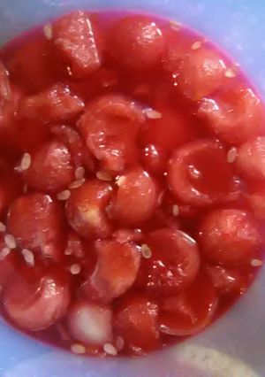 Foto resep Es Buah Semangka simple