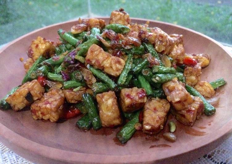 Cara Membuat Orek Tempe &amp; Kacang Panjang yang nikmat