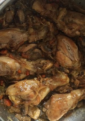 Una foto de Pollo a la cerveza