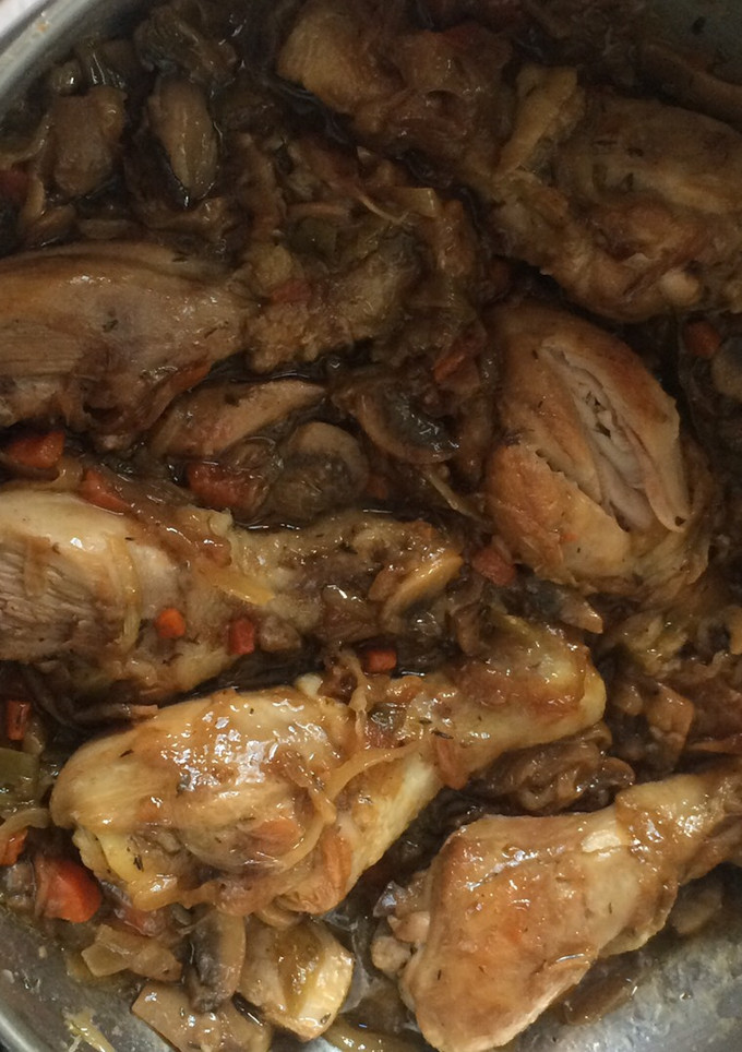 Una foto de Pollo a la cerveza