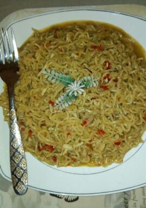 A picture of Coconut noodles.