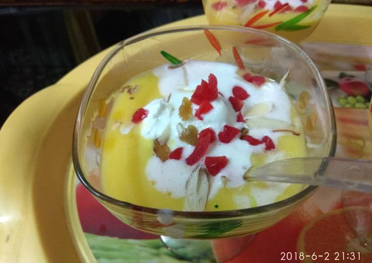 Recipe of Perfect Mango Mastani