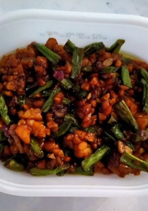 Foto resep Tumis Tempe dan Kacang Panjang Kecap