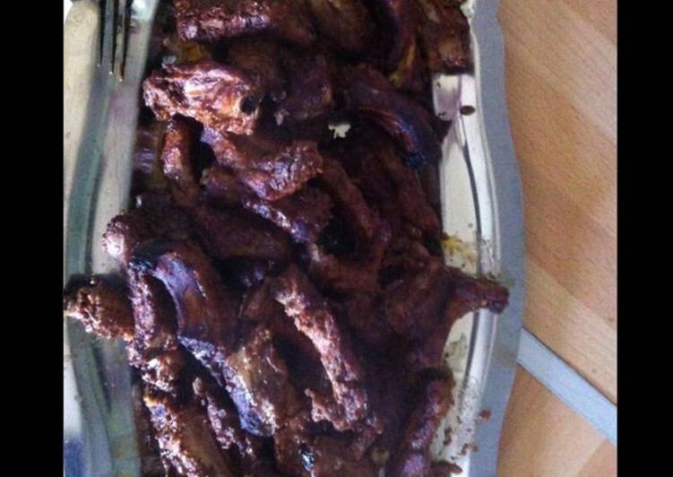 How to Prepare Tasty Ribs de porc caramélisés à la plancha