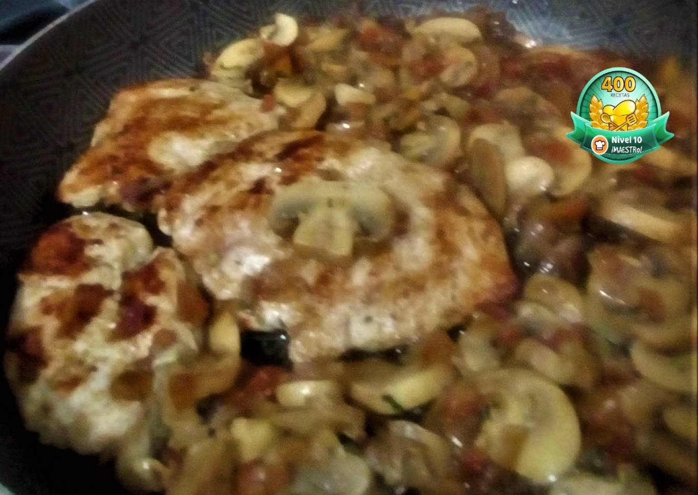 Pollo a la Olla🍗 con Champiñones
